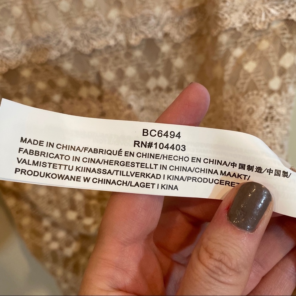 J.O.A. Lace Short Sleeve Blush Mini Dress - Picture 13 of 14